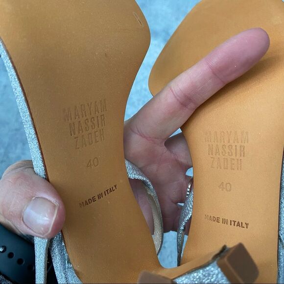 Maryam Nassir Zadeh Flora Slingback Heels 40 - Picture 5 of 8